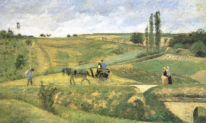 Camille Pissarro Pang plans scenery Schwarz